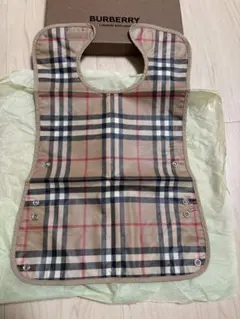 Burberry お食事エプロン チェック柄 フリーサイズ - メルカリ