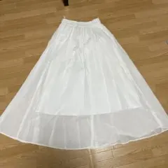 FREAK'S STORE ホワイト フレアスカート