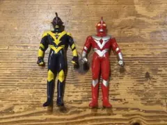 ウルトラマン シャドー　ゼアス　フィギュア 2体セット ソフビ　1997年製造