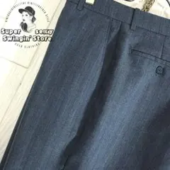 人気 リーバイス スラックス W34相当 ブルー ストライプ ヴィンテージ