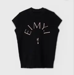 eimy istoire バックリボン ニットトップス ブラック - メルカリ