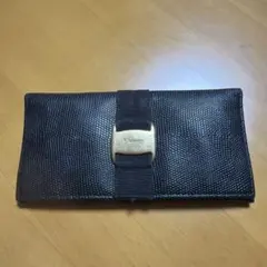 Salvatore Ferragamo 長財布 ヴァラリボン ブラックのサムネイル