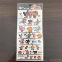 4size sticker 日焼け　サンリオ
