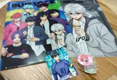 くら寿司　ブルーロック　コラボ　特典　クリアファイル2枚　カード　缶バッジ