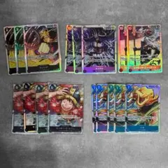 원피스 世界最強の戦士 SR17枚 묶음 판매 OP17 ルフィ