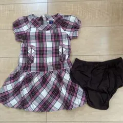 babyGap チェック柄ワンピース 95cmのサムネイル