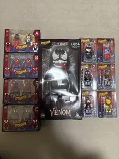 ベアブリック　ラストワン賞　スパイダーマン　ヴェノム　400% まとめ売り
