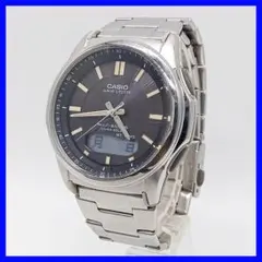 509 送料無料【電波ソーラー】CASIO WAVE CEPTOR メンズ時計
