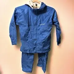 montbellレイントレッカー Kid’s 雨具　130 スタッフバッグ付き