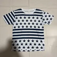 Tommy スター柄 ボーダー Tシャツ M y2k archive swagのサムネイル