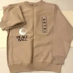【最終値下げ　正規品】 AKTR PEACE BALL スウェットベージュのサムネイル