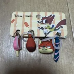 MINISO ズートピア ニック めじるし アクセサリー チャーム