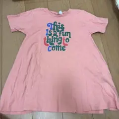マーキーズ　ピンク 半袖 Tシャツ ロゴプリント