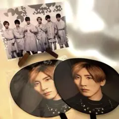 新品未使用SixTONES 京本大我 ジャンボうちわ 2枚セット・クリアファイル