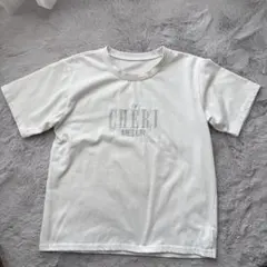 GRL　ロゴ刺繍Tシャツ