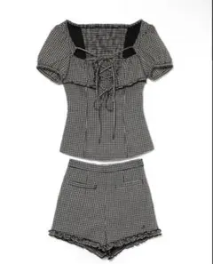 ANDMARY Dorothy gingham check set up - メルカリ