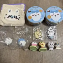 ちいかわグッズ　うさぎ　ハチワレ　モモンガ　シーサー　ガチャガチャ　マグネット