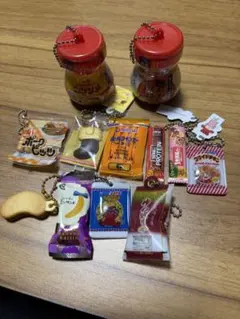 ミニチュア食品キーホルダーセット