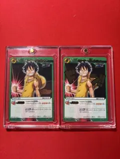 貴重］ ミラバト ルフィ サンジ 神Ω ワンピース ミラクルバトル