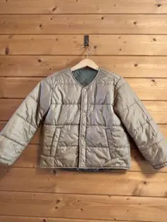 無印良品　洗える中綿リバーシブルジャケット