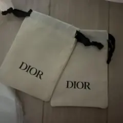 Dior アイボリー ポーチ 2個セット