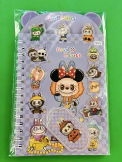 LABUBU キャラクターシール付きノート　シール帳