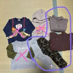 裏起毛ズボン アウター