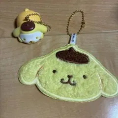 サンリオ　ラグマット風キーホルダー　ポムポムプリン GRWMサンリオ