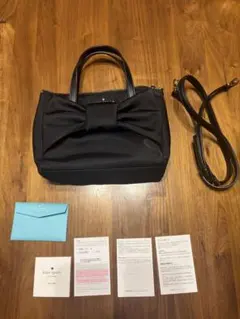 Kate Spade ナイロン　リボンショルダーバッグ
