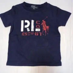 80〜85★ラルフローレン★ビッグポニープリントＴシャツ★18М