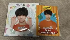 少年忍者　織山尚大 缶バッジ ・プロフィールカード セットのサムネイル
