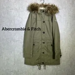 【Abercrombie & Fitch】ミリタリーコート　フードコート　ファー