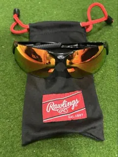 Rawlings スポーツサングラス オレンジ ブラックのサムネイル