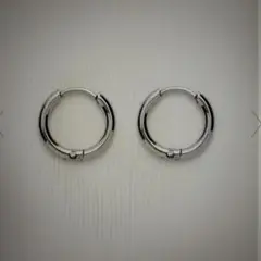 新品　ciite'【金属アレルギー対応】シンプルフープピアスサージカルステンレス