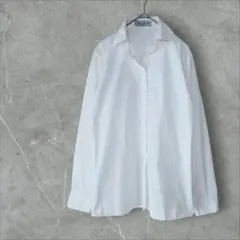 LES MUES レミュー スキッパー シャツ ブラウス S 就活 リクルート