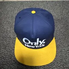 【USA製】Only New York ネイビー/イエロー キャップ