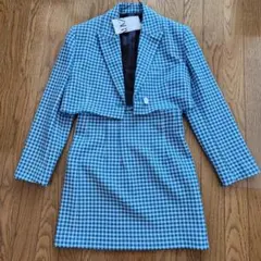 ZARA チェック柄セットアップ ジャケット＋スカート Mサイズ 新品タグ付き
