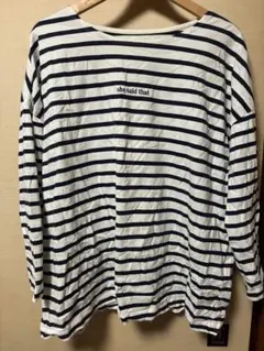 niko and... ボーダー 長袖Tシャツ Lサイズのサムネイル