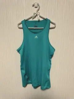 adidas ノースリーブ ランニングウェア ターコイズブルーのサムネイル