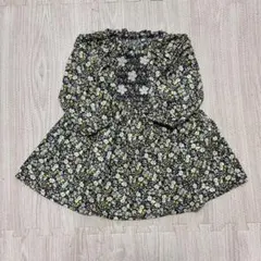 セラフ　80 花柄　ワンピース　長袖　秋