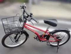 DRIDE マウンテンバイク 子供用 シルバー 20インチ カゴ付き 手渡し