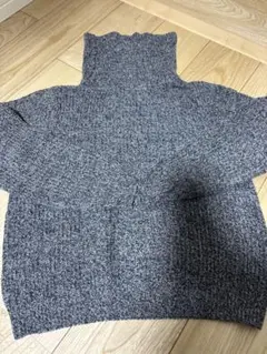 BEAMS HEART グレー ニットセーター ハイネック