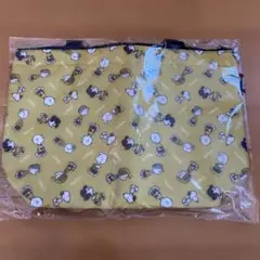 スヌーピー 保冷トートバッグ イエロー