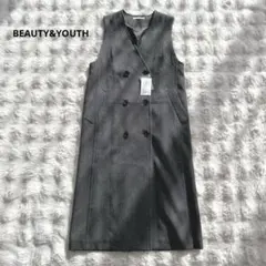 BEAUTY&YOUTH★ヘリンボーン ジャンパースカート＆ジレ