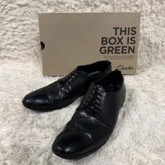 希少 クラークス レザー シューズ 革靴 ビジネス ドレス 27.5 ブラック