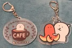 喫茶　自分ツッコミくま　カフェ　ウェイターマスコット　キーチェーン 自分ツッコミくま カフェウェイター もぐコロ マスコットキー