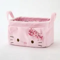 しまむら ハローキティ 仕切り付き収納ケース ピンク