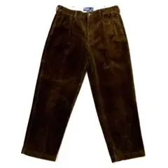 美品 ポロ ラルフローレン ツータック コーデュロイ ANDREW w34