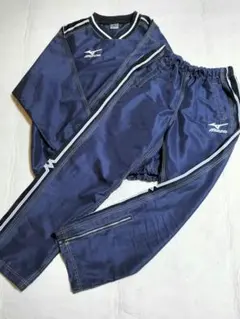 【美品】ミズノ タフブレーカー 上下セット メンズ Oサイズ