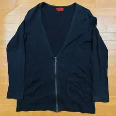 HUGO BOSS ヒューゴボス ジップ カーディガン ブラック Mサイズ